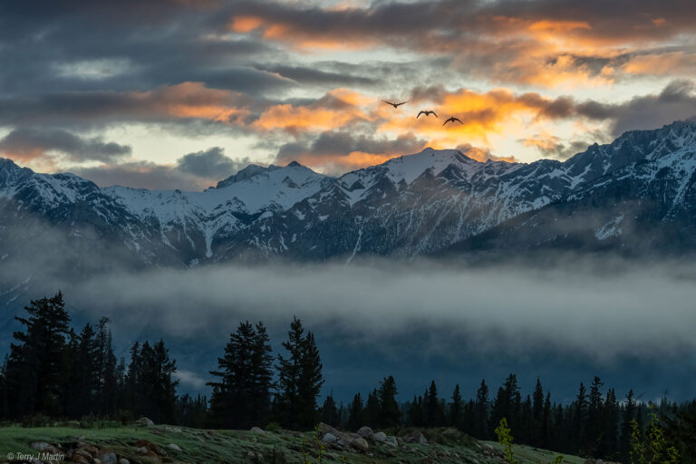 Jasper National Park at Sunrise