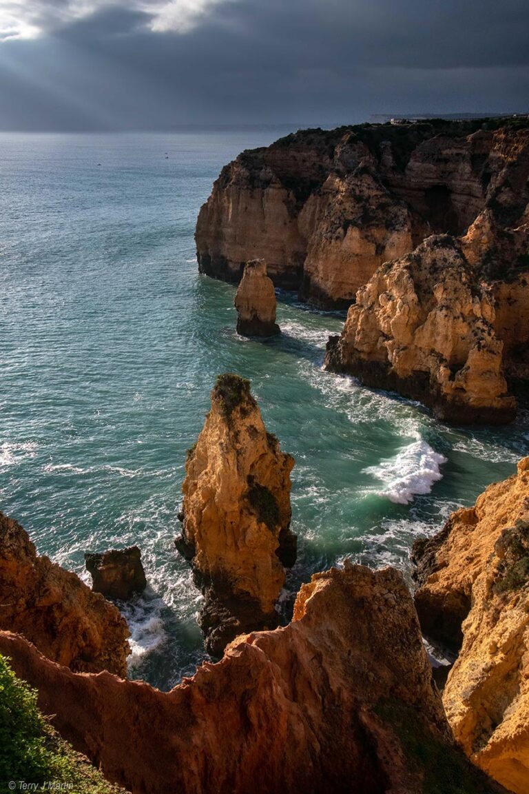 Lagos, Portugal cliffside