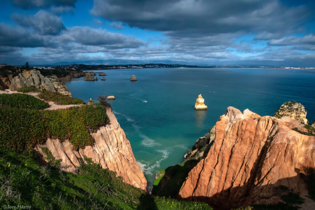 A coastal landscape near Lagos, Portugal