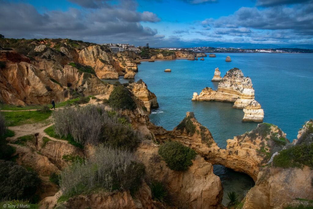 Coastal Scenery near Lagos, Portugal