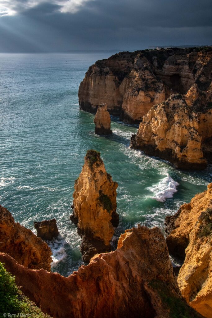 Coastal Scenery near Punta da Piedade, Portugal