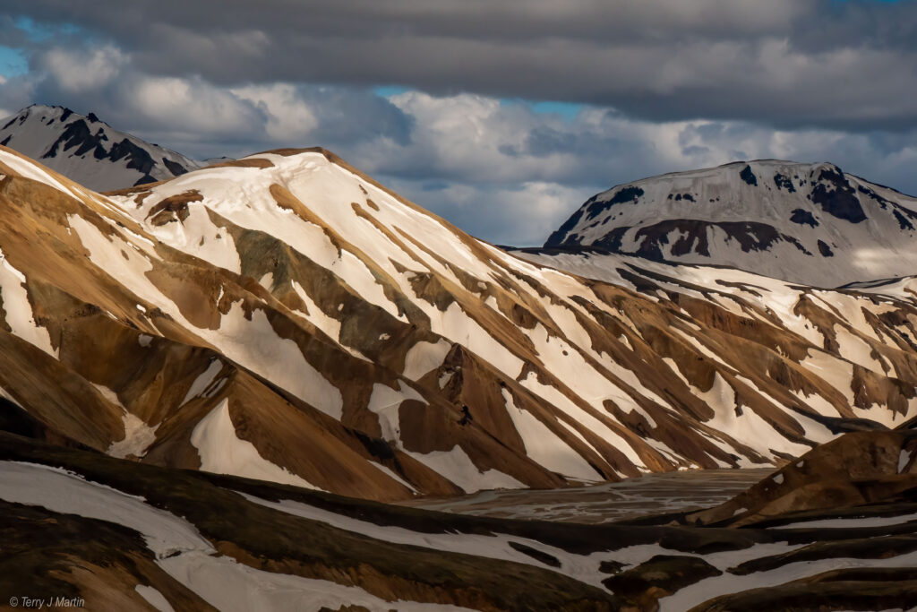 The snowy peaks of Landmannalaugar, Iceland