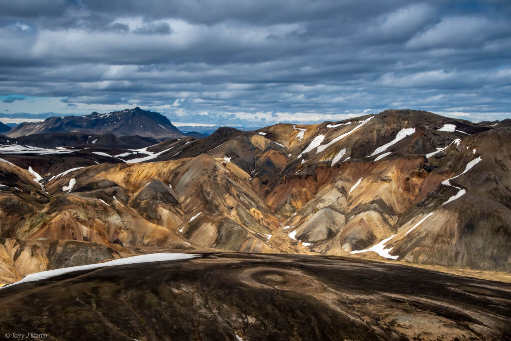 Trailside Scenery near Landmannalaugar, Iceland