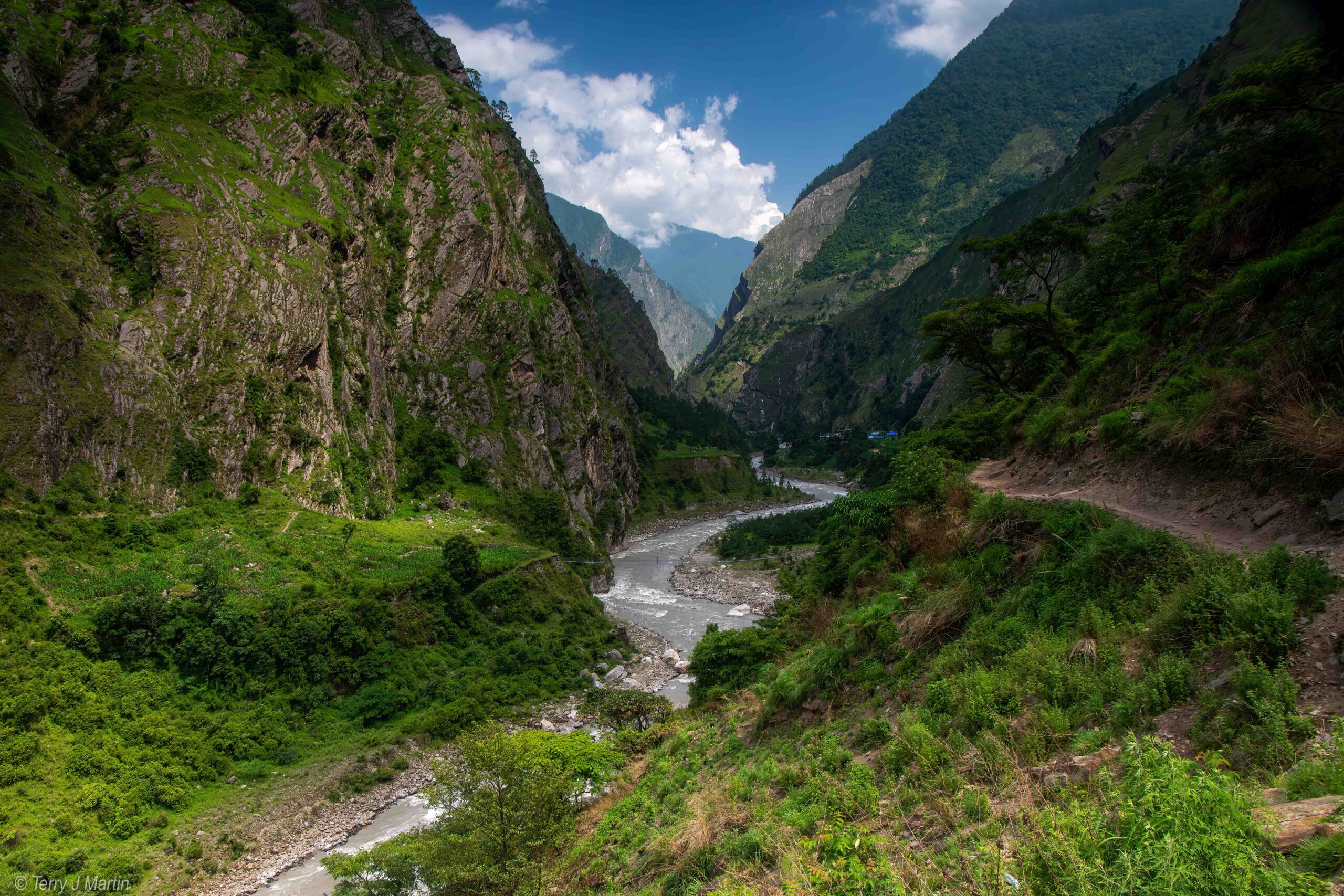Buri Gandaki River Gorge