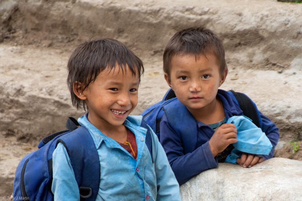 Two Nepalese children