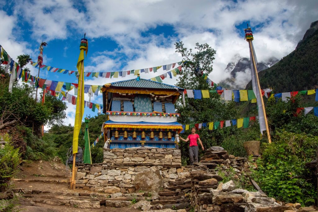 Trailside Shrine in Nepal